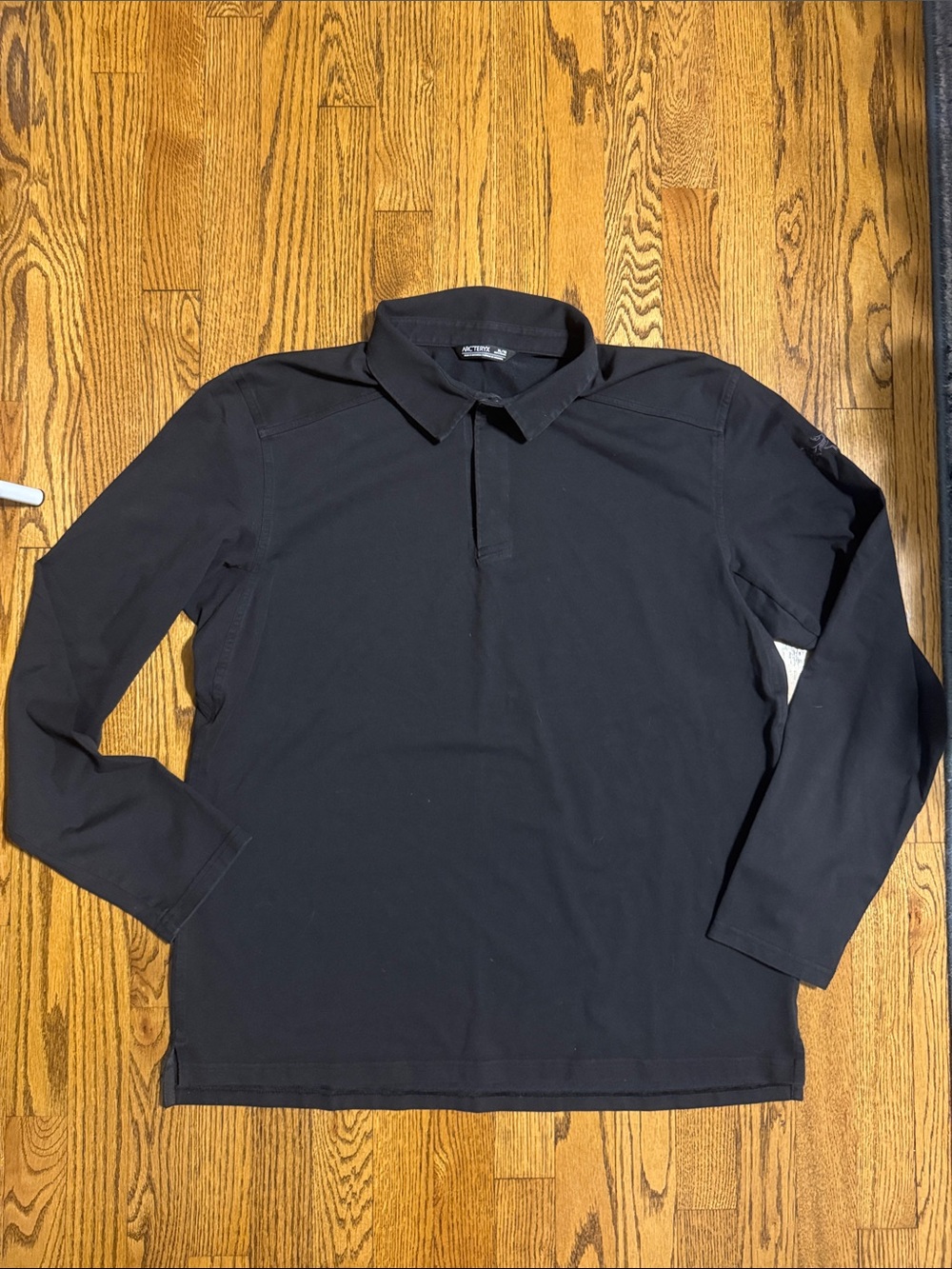 Arc'teryx Men's Long Sleeve Polo in Black